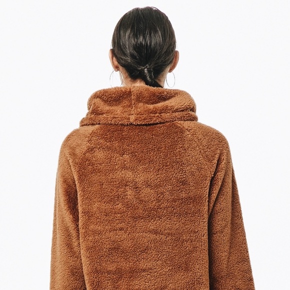 Faux Fur Cowl Neck Sweater - Picture 4 of 4